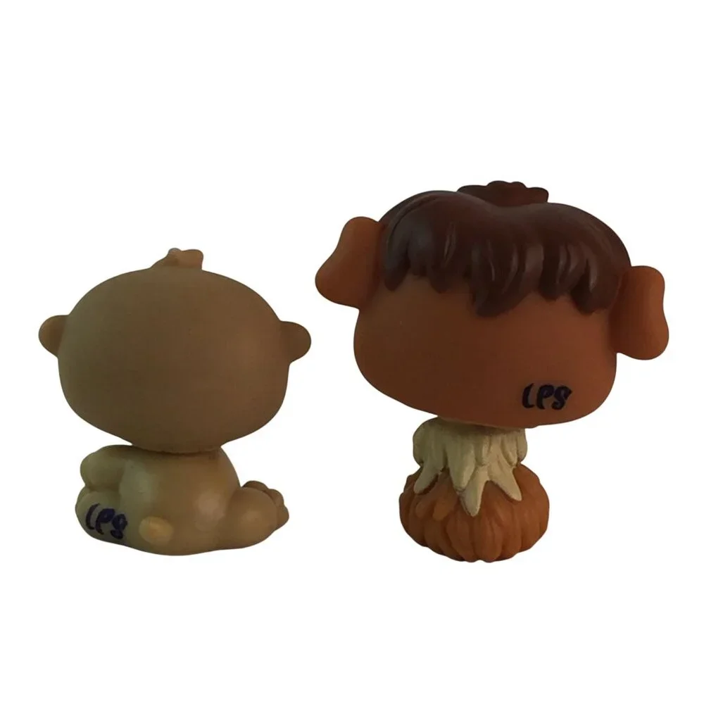 Littlest Pet Shop LPS #2148 Brown Guinea Pig #1478‎ Tan Hamster Figures
